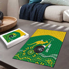 Custom Bowls Australia Puzzle Aussie Kangaroo Aboriginal Art - Aussie Hoodie