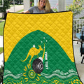 Custom Bowls Australia Quilt Aussie Kangaroo Aboriginal Art - Aussie Hoodie
