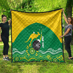Custom Bowls Australia Quilt Aussie Kangaroo Aboriginal Art - Aussie Hoodie