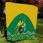 Custom Bowls Australia Quilt Aussie Kangaroo Aboriginal Art - Aussie Hoodie