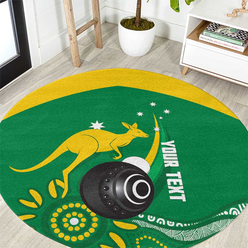 Custom Bowls Australia Round Carpet Aussie Kangaroo Aboriginal Art - Aussie Hoodie