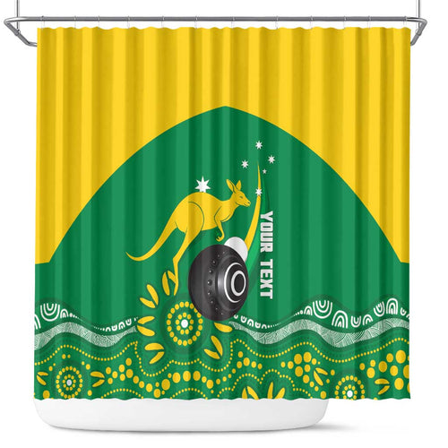 Custom Bowls Australia Shower Curtain Aussie Kangaroo Aboriginal Art - Aussie Hoodie
