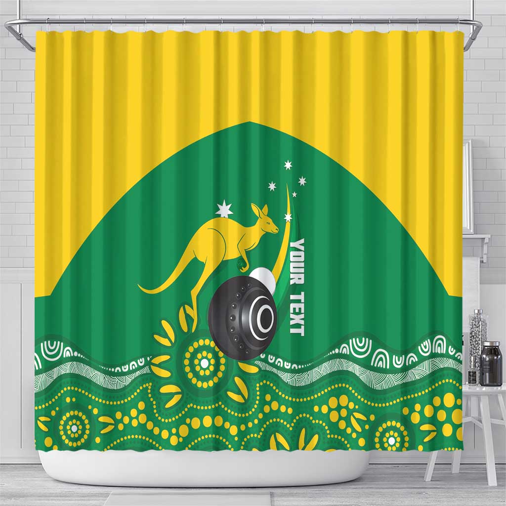 Custom Bowls Australia Shower Curtain Aussie Kangaroo Aboriginal Art - Aussie Hoodie