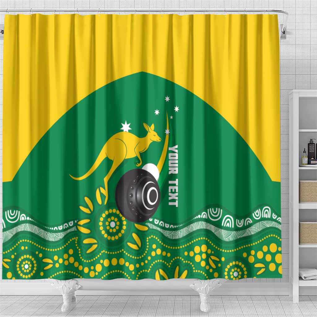 Custom Bowls Australia Shower Curtain Aussie Kangaroo Aboriginal Art - Aussie Hoodie