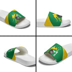 Custom Bowls Australia Slide Sandals Aussie Kangaroo Aboriginal Art - Aussie Hoodie