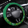 Bowls Australia Steering Wheel Cover Aussie Kangaroo Aboriginal Art - Aussie Hoodie