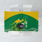 Custom Bowls Australia Tablecloth Aussie Kangaroo Aboriginal Art - Aussie Hoodie