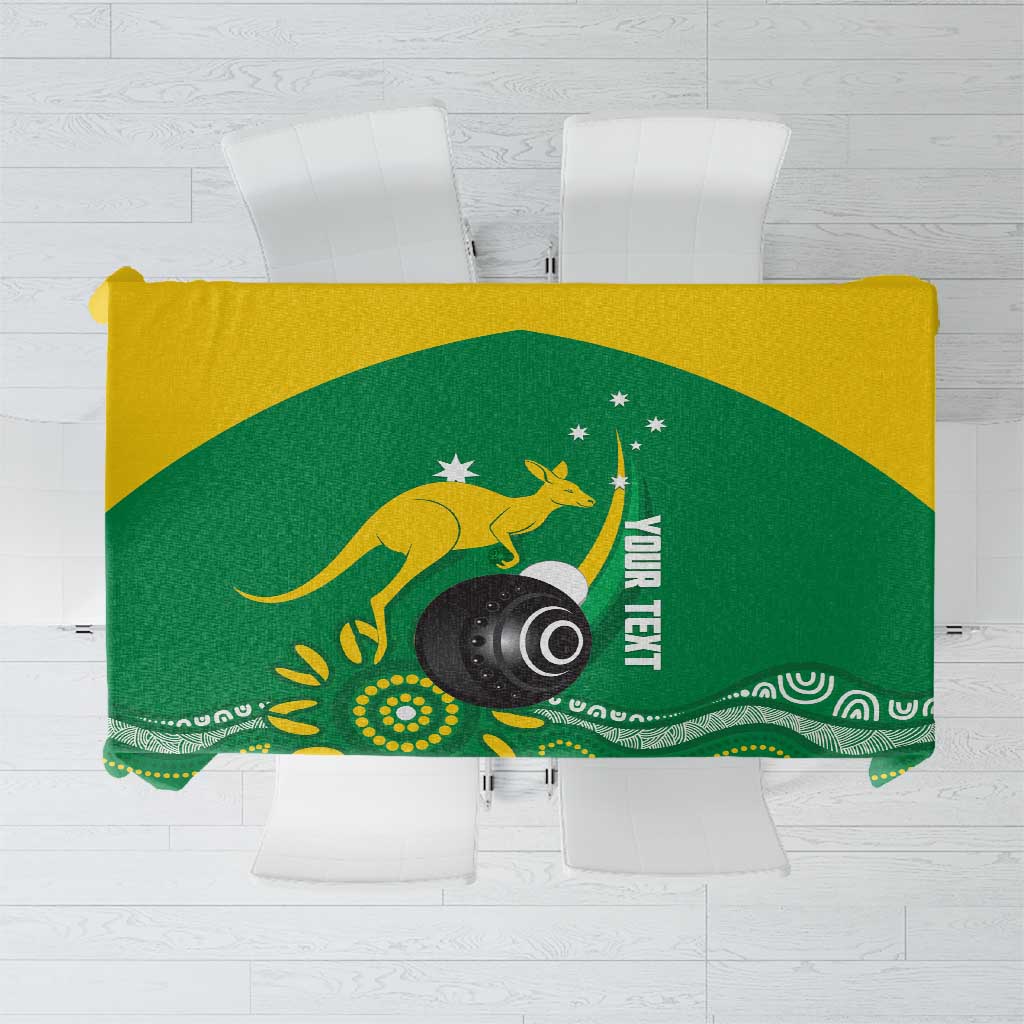 Custom Bowls Australia Tablecloth Aussie Kangaroo Aboriginal Art - Aussie Hoodie