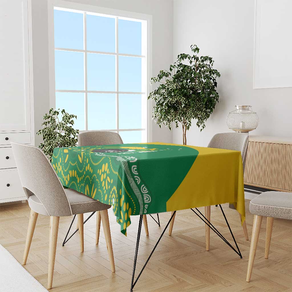 Custom Bowls Australia Tablecloth Aussie Kangaroo Aboriginal Art - Aussie Hoodie