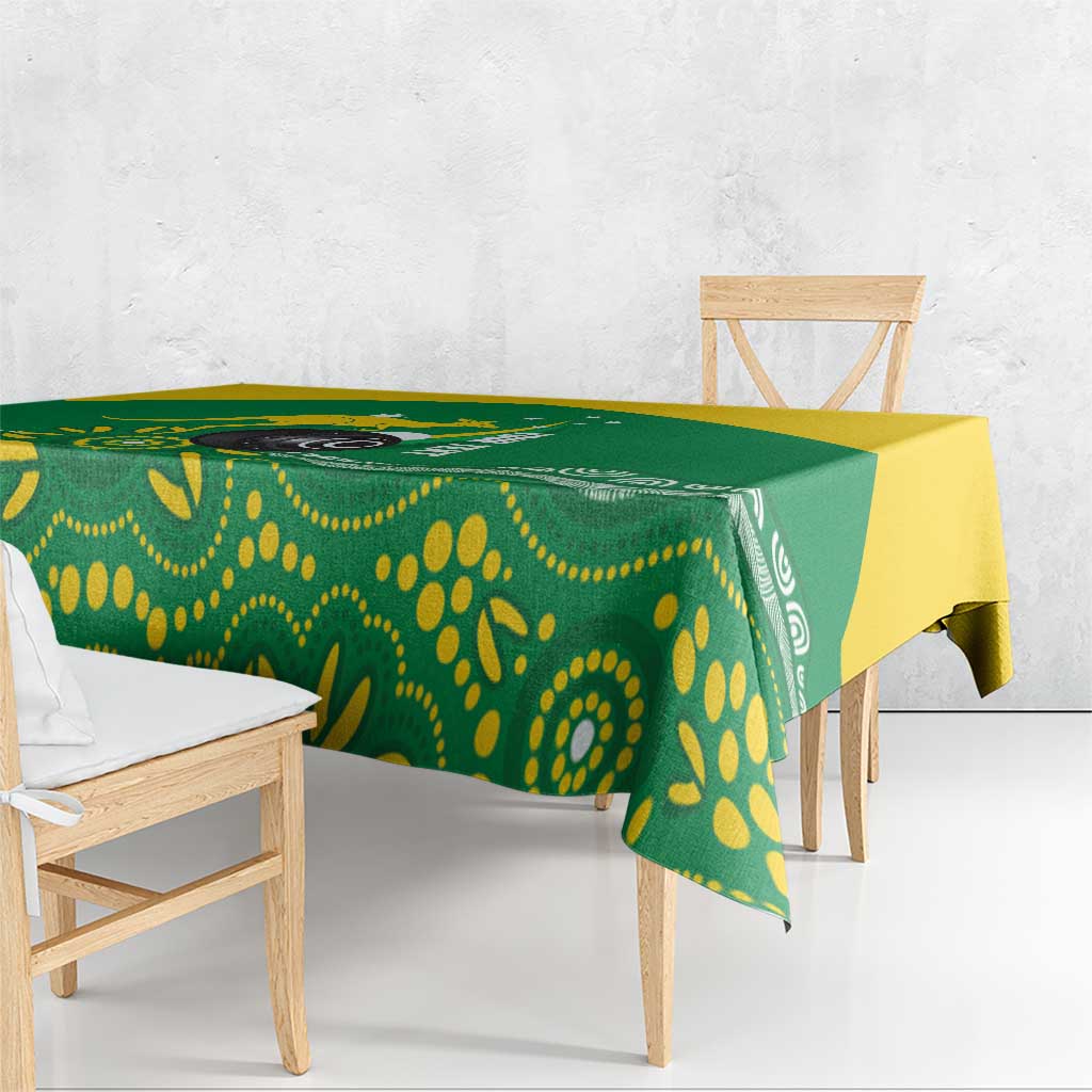 Custom Bowls Australia Tablecloth Aussie Kangaroo Aboriginal Art - Aussie Hoodie