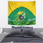 Custom Bowls Australia Tapestry Aussie Kangaroo Aboriginal Art - Aussie Hoodie