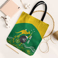 Custom Bowls Australia Tote Bag Aussie Kangaroo Aboriginal Art - Aussie Hoodie