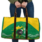 Custom Bowls Australia Travel Bag Aussie Kangaroo Aboriginal Art - Aussie Hoodie