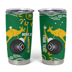 Custom Bowls Australia Tumbler Cup Aussie Kangaroo Aboriginal Art - Aussie Hoodie