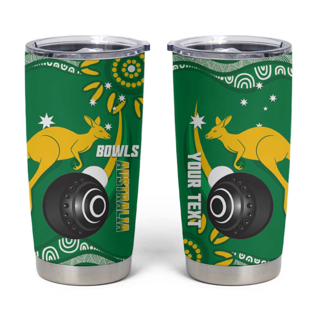 Custom Bowls Australia Tumbler Cup Aussie Kangaroo Aboriginal Art - Aussie Hoodie