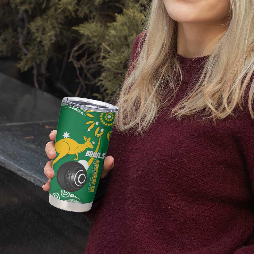 Custom Bowls Australia Tumbler Cup Aussie Kangaroo Aboriginal Art - Aussie Hoodie