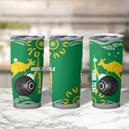 Custom Bowls Australia Tumbler Cup Aussie Kangaroo Aboriginal Art - Aussie Hoodie