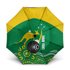 Custom Bowls Australia Umbrella Aussie Kangaroo Aboriginal Art - Aussie Hoodie