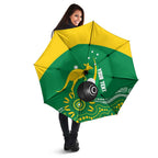 Custom Bowls Australia Umbrella Aussie Kangaroo Aboriginal Art - Aussie Hoodie