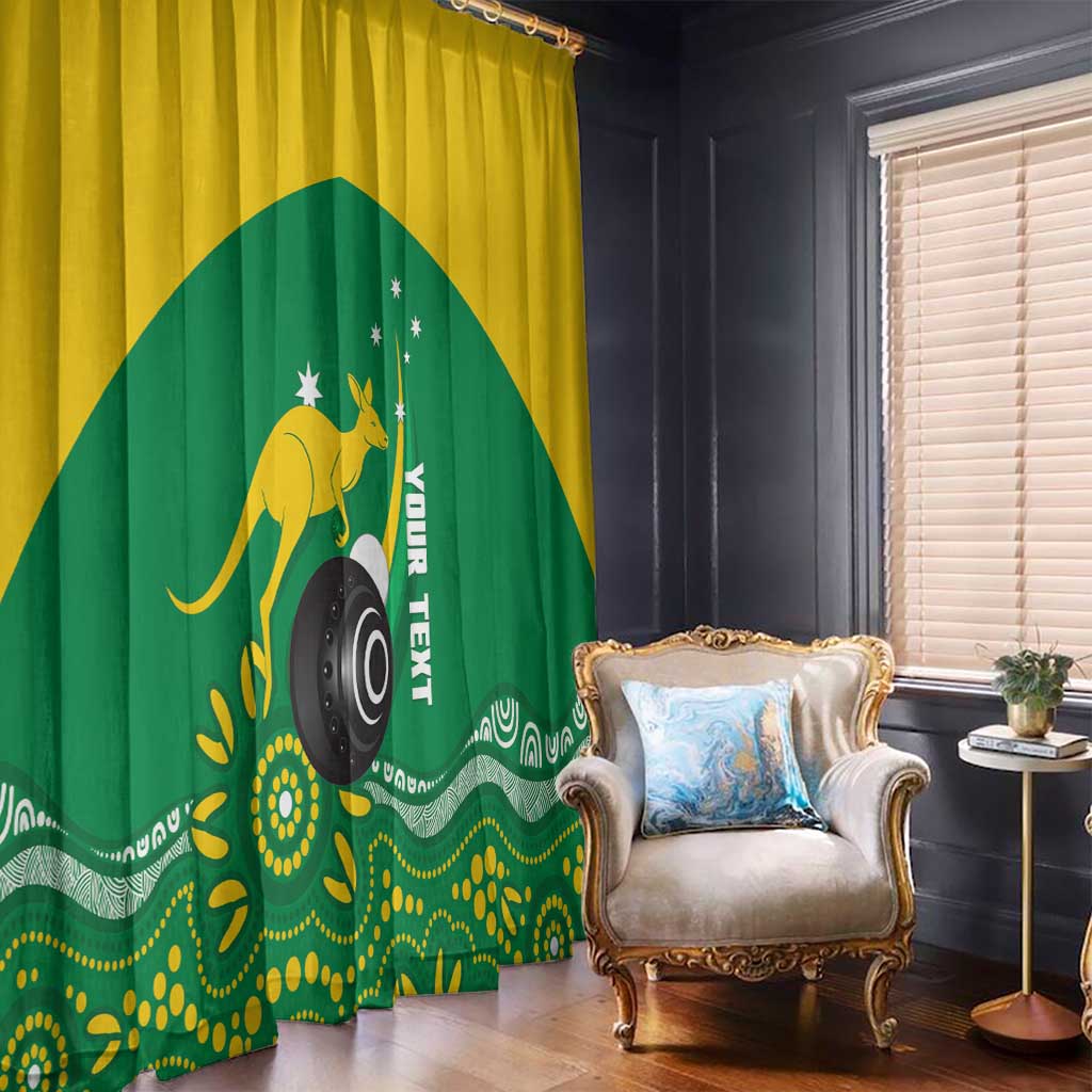 Custom Bowls Australia Window Curtain Aussie Kangaroo Aboriginal Art - Aussie Hoodie