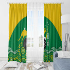 Custom Bowls Australia Window Curtain Aussie Kangaroo Aboriginal Art - Aussie Hoodie