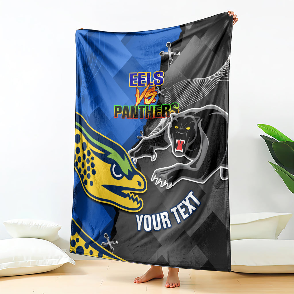 personalised-panthers-and-eels-blanket-sporty-version