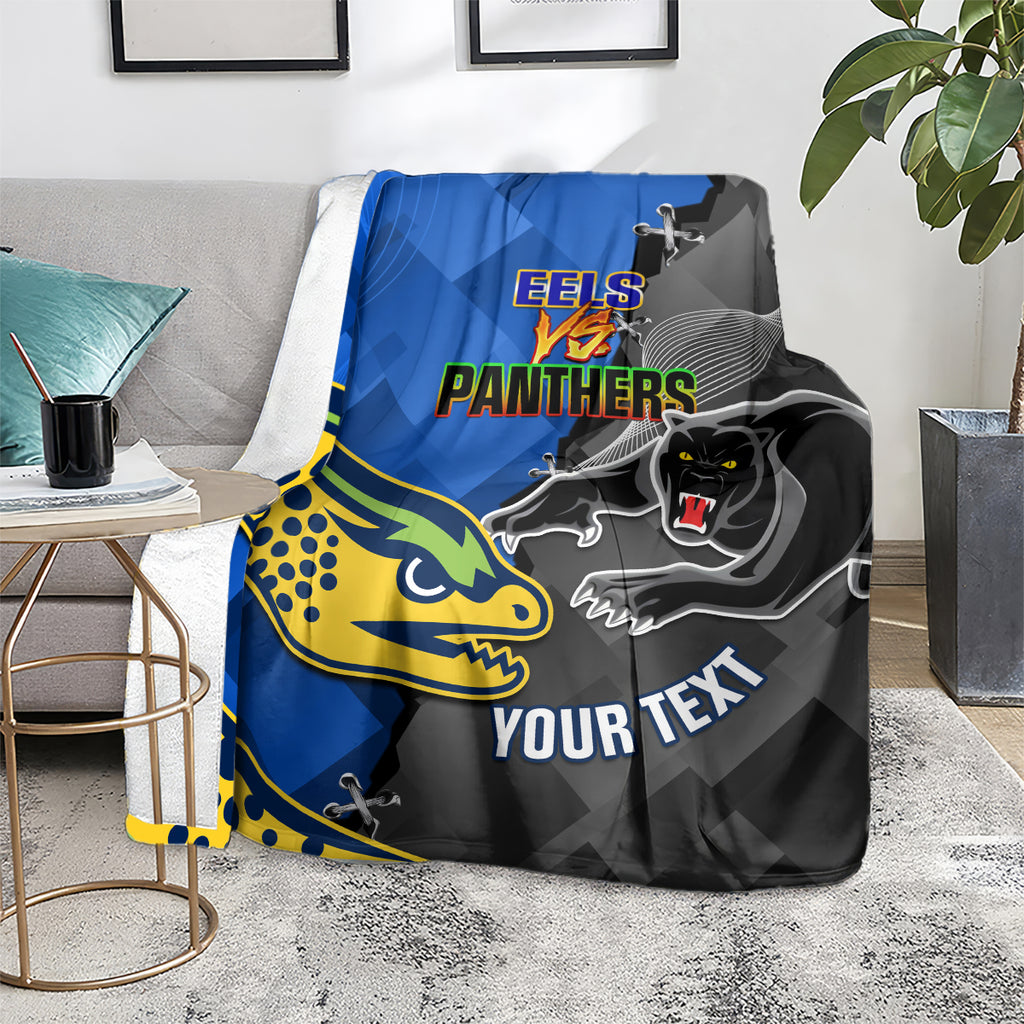 personalised-panthers-and-eels-blanket-sporty-version