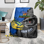 personalised-panthers-and-eels-blanket-sporty-version