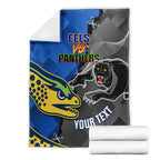 personalised-panthers-and-eels-blanket-sporty-version