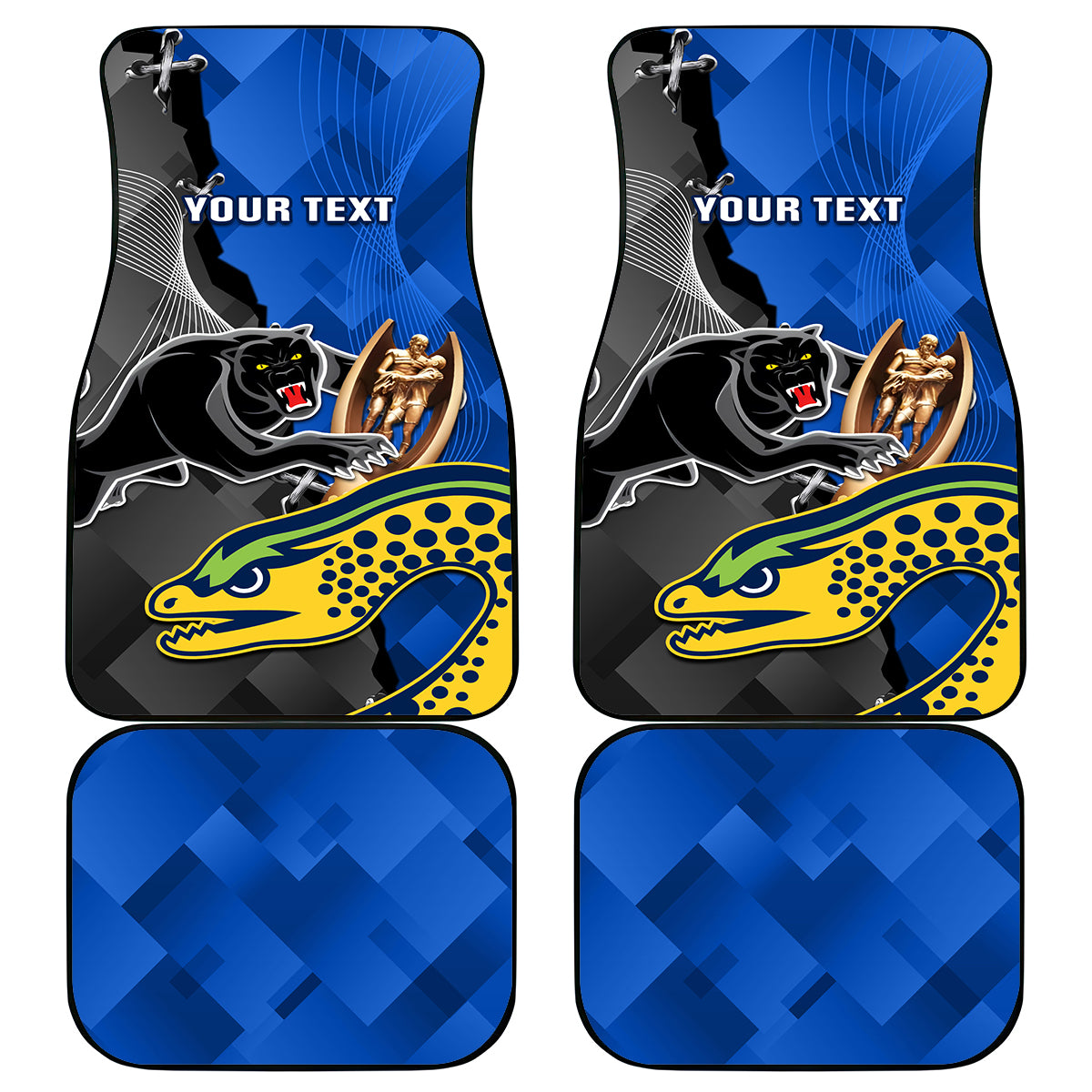 personalised-panthers-and-eels-car-mats-sporty-version