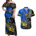 personalised-panthers-and-eels-couples-matching-off-shoulder-maxi-dress-and-hawaiian-shirt-sporty-version