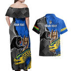 personalised-panthers-and-eels-couples-matching-off-shoulder-maxi-dress-and-hawaiian-shirt-sporty-version