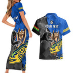personalised-panthers-and-eels-couples-matching-short-sleeve-bodycon-dress-and-hawaiian-shirt-sporty-version