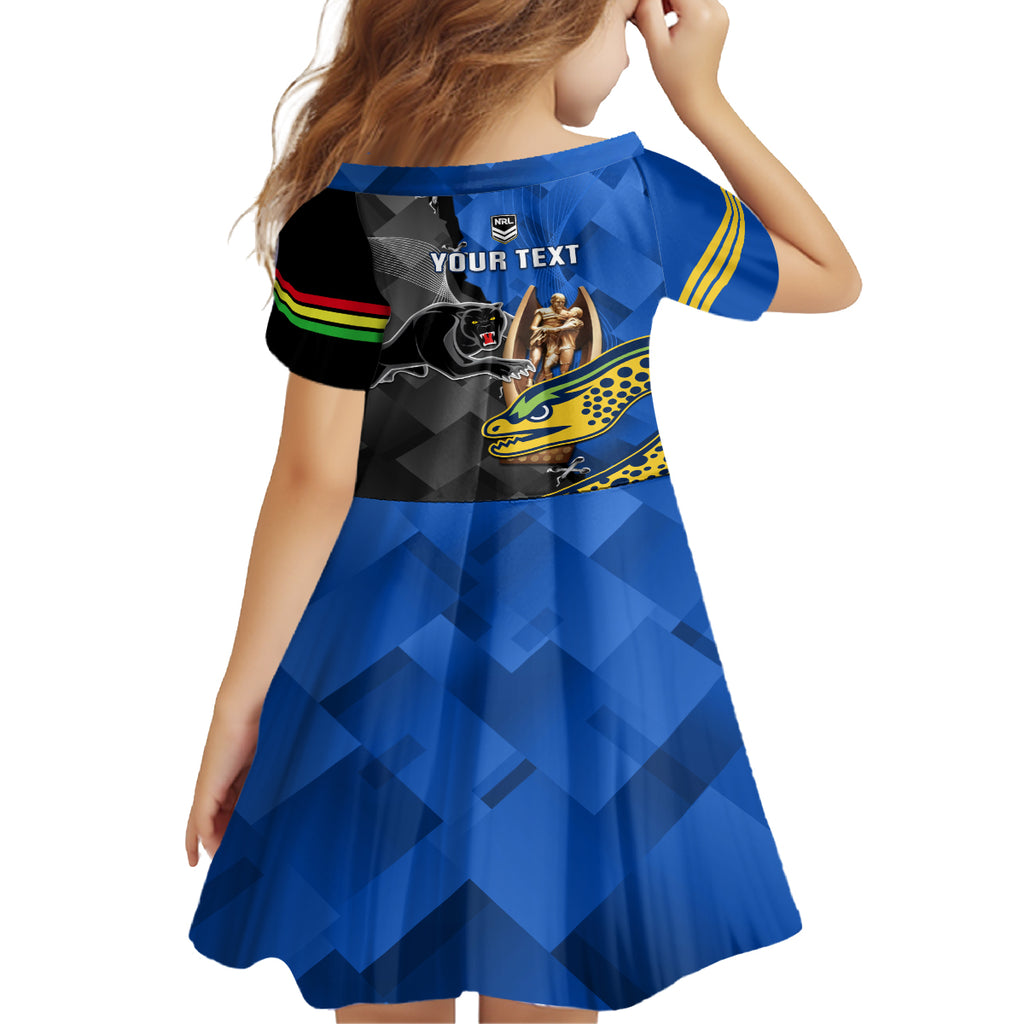 personalised-panthers-and-eels-family-matching-off-shoulder-long-sleeve-dress-and-hawaiian-shirt-sporty-version