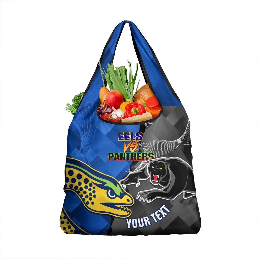 Personalised Panthers And Eels Grocery Bag Sporty Version