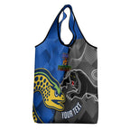 Personalised Panthers And Eels Grocery Bag Sporty Version