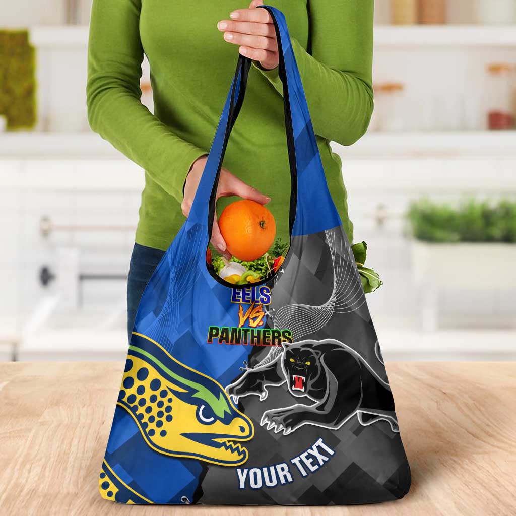 Personalised Panthers And Eels Grocery Bag Sporty Version