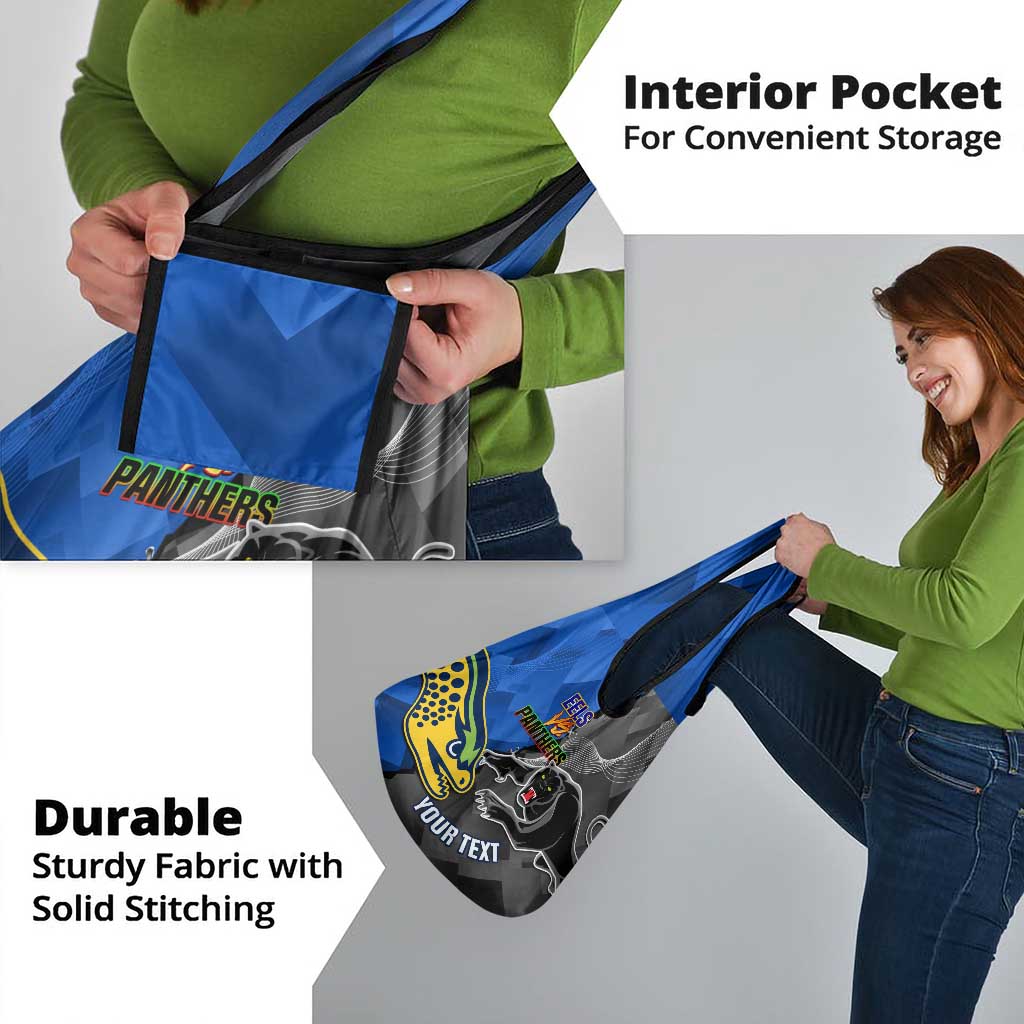 Personalised Panthers And Eels Grocery Bag Sporty Version