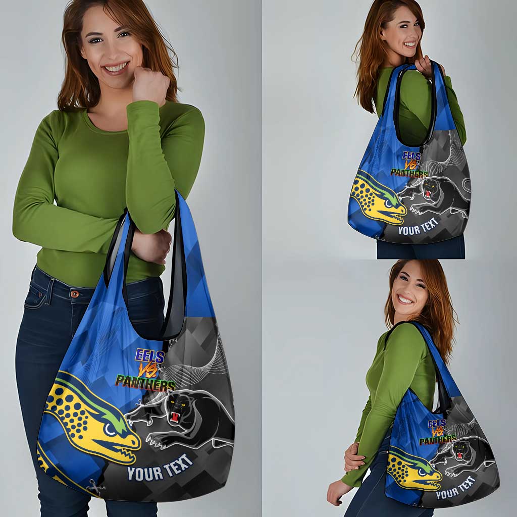 Personalised Panthers And Eels Grocery Bag Sporty Version
