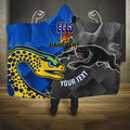 personalised-panthers-and-eels-hooded-blanket-sporty-version