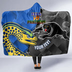 personalised-panthers-and-eels-hooded-blanket-sporty-version