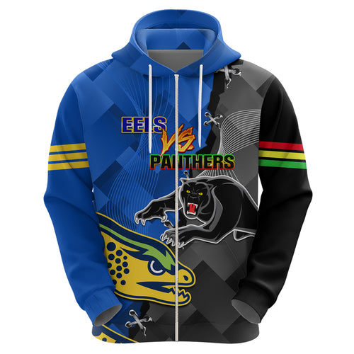 personalised-panthers-and-eels-hoodie-sporty-version