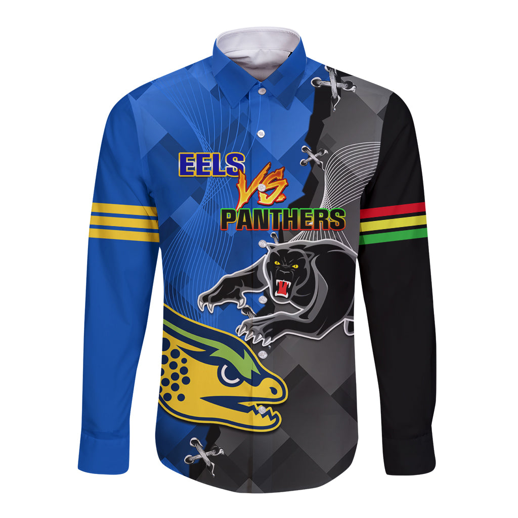 personalised-panthers-and-eels-long-sleeve-button-shirt-sporty-version