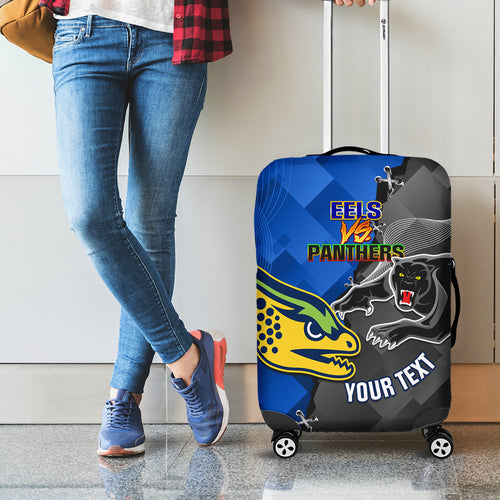 personalised-panthers-and-eels-luggage-cover-sporty-version