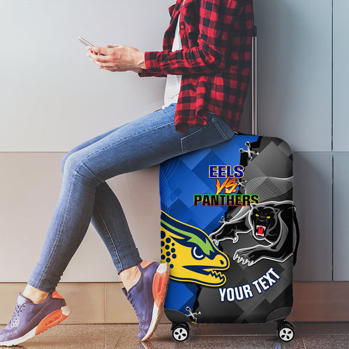 personalised-panthers-and-eels-luggage-cover-sporty-version