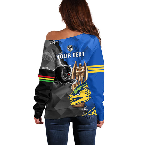 personalised-panthers-and-eels-off-shoulder-sweater-sporty-version