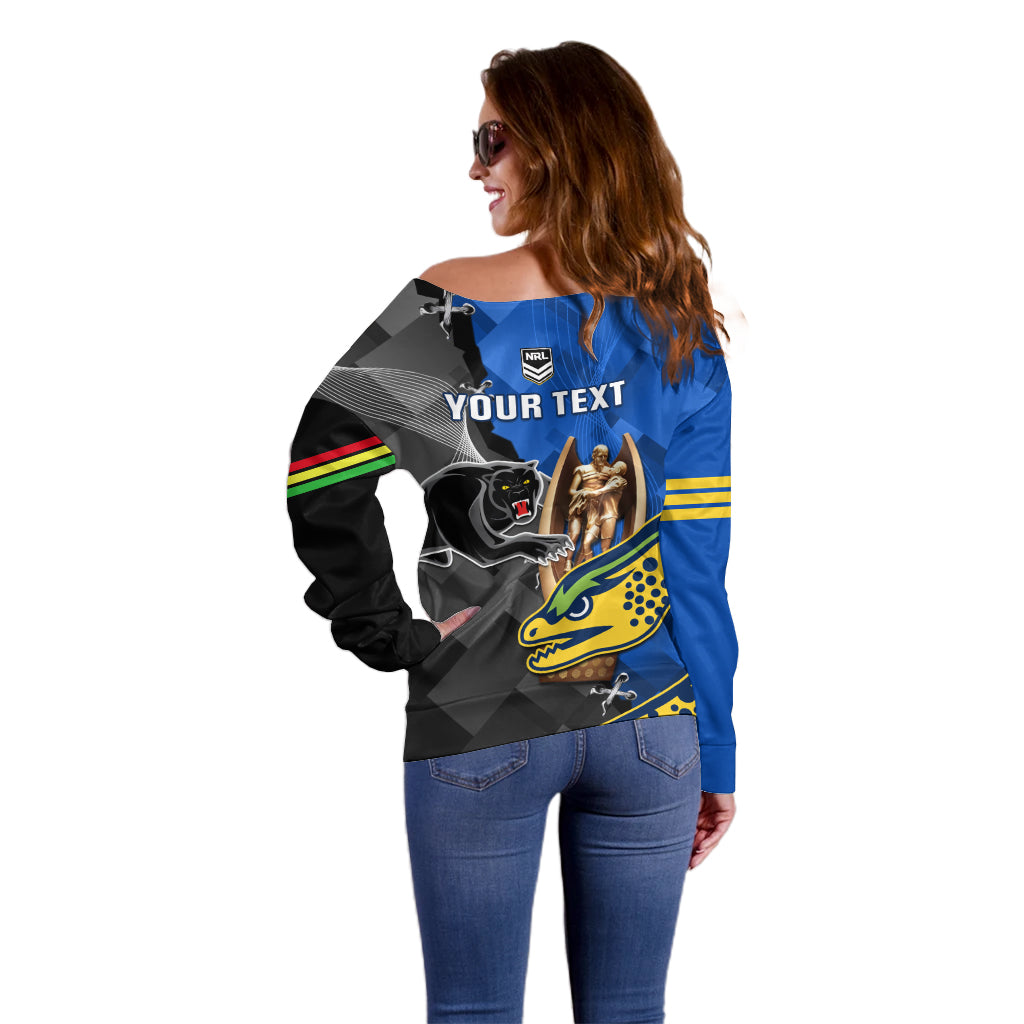 personalised-panthers-and-eels-off-shoulder-sweater-sporty-version