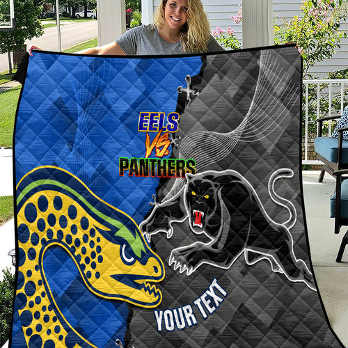 personalised-panthers-and-eels-quilt-sporty-version