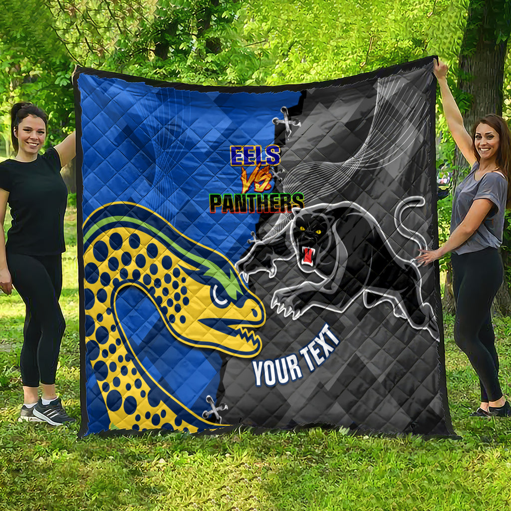 personalised-panthers-and-eels-quilt-sporty-version
