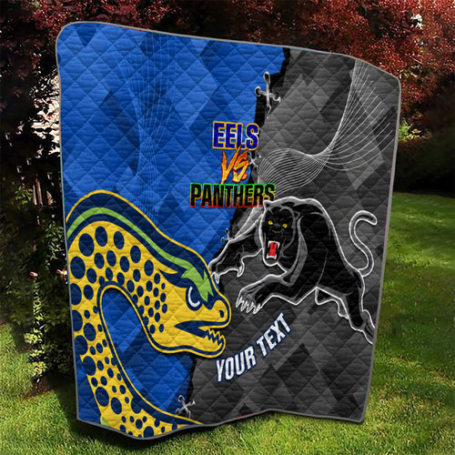 personalised-panthers-and-eels-quilt-sporty-version